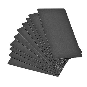 Unique Bargains Aluminium DIY Laser Printing Office Engraving Blank Metal Card 10 Pcs - 1 of 4