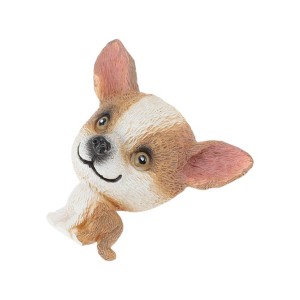 Unique Bargains Decorative Magnets Magnetic Fridge Sticker Irregular Shape Synthetic Resin Orange Red 1Pc - 1 of 3