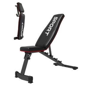 Adjustable Weight Bench, Full Body Strength Training Workout Bench, Versatile Foldable Bench for Home Gym, Incline Decline Fitness Bench - 1 of 4