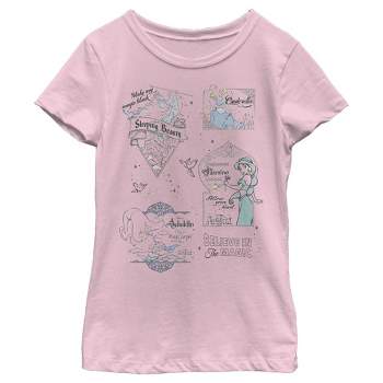 Girl's Disney Believe in the Magic T-Shirt