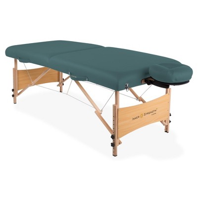 INNER STRENGTH Portable Massage Table Package ELEMENT – Incl. Deluxe Adjustable Face Cradle, Face Pillow & Carrying Case