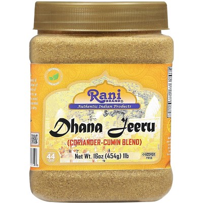 Rani Brand Authentic Indian Foods | Dhana-Jeeru (Coriander-Cumin Blend 50-50) Powder