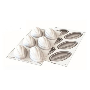 Silikomart "CACAO 120" Flexible Baking & Freezing Mold, 4.05 Oz., 6 Cavities - 1 of 3