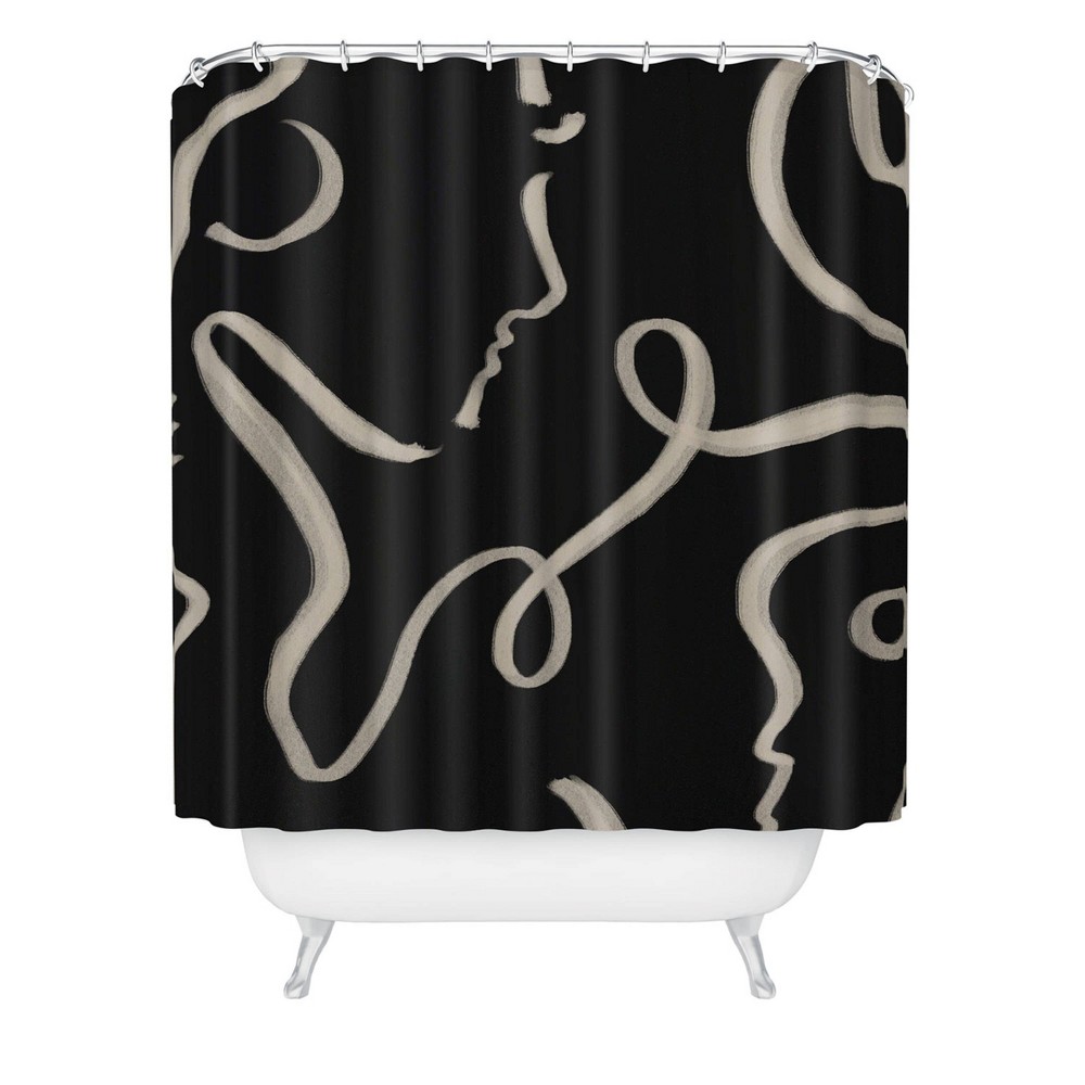 'Lost in Translation' Shower Curtain by Kaitlin Hubert - society6