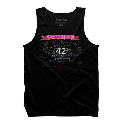 Men's Design By Humans The answer to the ultimate question 42 By Bomdesignz Tank Top