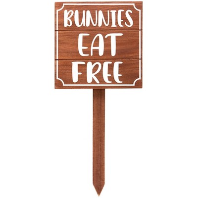 The Lakeside Collection Bunnies Garden Stakes - Bunnies Eat Free