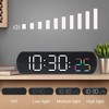 REGALWOVEN Dimmable LED Alarm Clock, 3-Level Brightness 6.5"L x 1.0"W x 1.8"H 1 Pc - 4 of 4