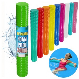 California Sun Deluxe Unsinkable Ultra Soft Foam Cushion Pool Noodle - 1 of 4