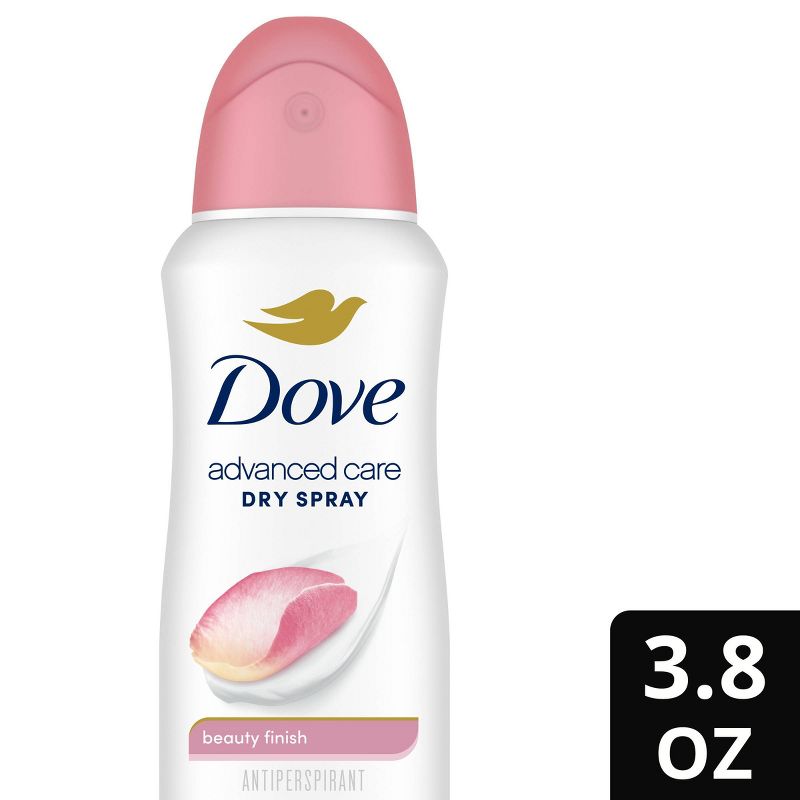 Dove Beauty Advanced Care Beauty Finish 72-Hour Women&#39;s Antiperspirant &#38; Deodorant Dry Spray - 3.8oz, 1 of 15