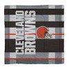 NFL Cleveland Browns Heathered Stripe Queen Bed in a Bag - 3pc - 2 of 3