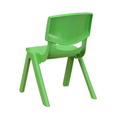 Energetic Green Lightweight Stackable Toddler School Chair