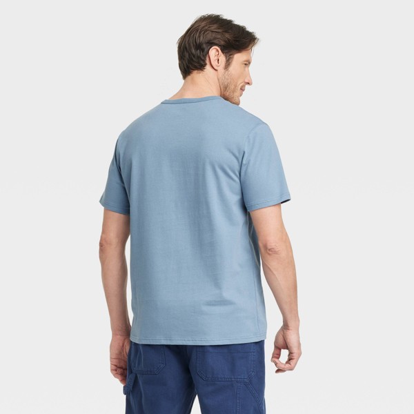 Camisa henley vintage de manga corta para hombre - Goodfellow & Co™ 2