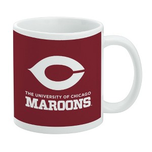 University of Chicago Maroons Logo Ceramic Coffee Mug Novelty Gift Mugs for Coffee Tea and Hot Drinks 11oz White - 1 of 4
