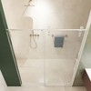 VYNXARIA 56"-60"W*70"H Frameless Shower Door,Sliding Shower Door, Premium 5/16"(8mm) Thick Tempered Glass Shower Enclosure£¬Brushed Nickel Finished - 4 of 4