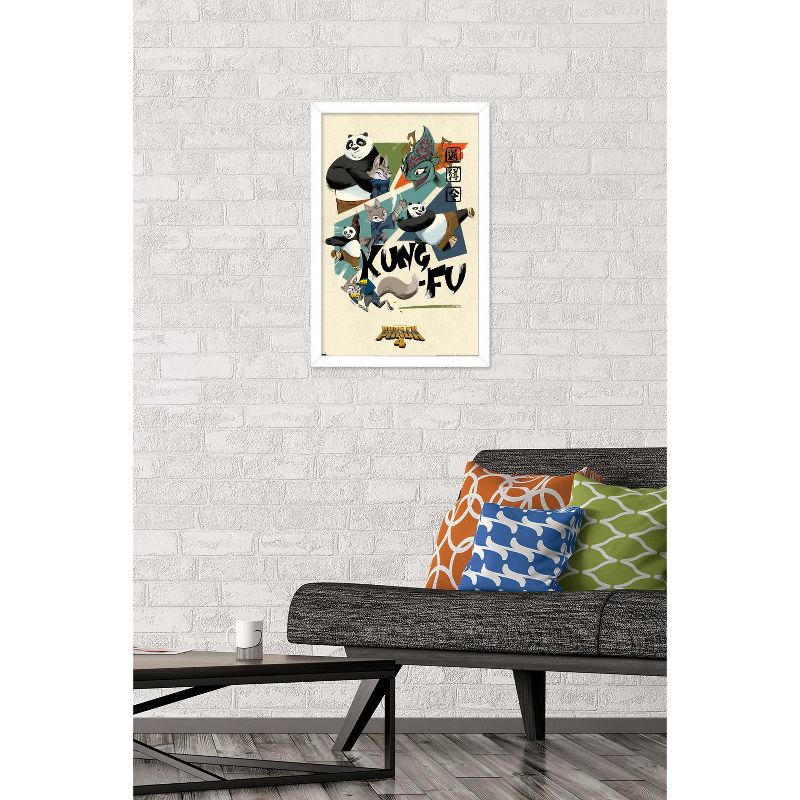 Trends International Kung Fu Panda 4 - Kung-Fu Framed Wall Poster Prints, 2 of 7