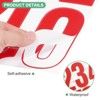 Unique Bargains Vinyl Self-Adhesive Mailbox Number Stickers 10 Sheets - 2 of 4