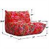 SYFERLORY Soft Beanbag Chair - Memory Foam Floor Sofa for Living Room, Bedroom or Office - Single Seat Lounger with Removable Cover - 2 of 4
