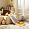 Infurnic Baby Activity Gyms, Kids Slide with Extra Slide Track, Independent Slide for Bed or Sofa, Easy to Assemble, Yellow, 16.9"*23.6"*28.7" - 3 of 4