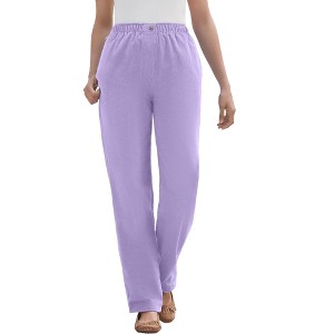 Woman Within Plus Size 7-Day Corduroy Straight-Leg Pant - 1 of 4