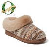 Dearfoams Women's Hannah Festive Knit Clog House Shoe Slipper - 2 of 4