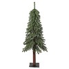 Haute Décor 4' Pre-lit Mountain Fir Mini Artificial Christmas Tree with White LED Lights - 2 of 4