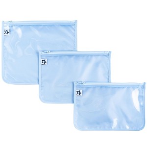Tiny Twinkle 3-Pack Airline Compliant Travel Bags with Zipper Closure, Clear Front Pouch, Diaper Bag, Toiletry/Cosmetics Organizer - 1 of 4