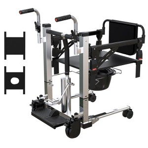 Patient Lift Transfer Chair, Patient Lift Transfer Wheelchair for Home, Hoyer Lifts for Home Use, Patient Lift for Home,Bathroom Wheelchair - 1 of 4