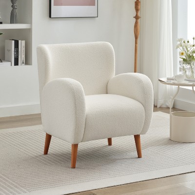 Christopher Knight Home Almador Modern Fabric Wingback  Accent Chair