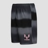 Boys' Messi Logo Ombre Tricot Shorts - Black - 3 of 3