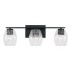 Capital Lighting Lucas 3 - Light Vanity in  Matte Black - 2 of 4