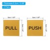 Unique Bargains Acrylic Self-Adhesive Decor Home Push Pull Door Sign 3 Pairs - 2 of 4