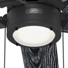 Hunter 44" Erling Ceiling Fan, Matte Black Finish, 5 Blades, Integrated LED Light - 4 of 4