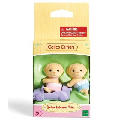 Calico Critters CC2131 Yellow Labrador Twins Minifigures