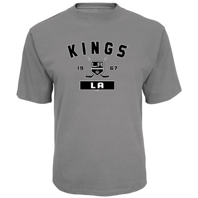NHL Los Angeles Kings Men's Center Ice Gray T-Shirt - M