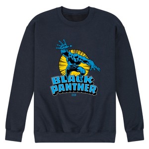 Men's - Marvel - Black Panther Circle Graphic Fleece Sweatshirt - 1 of 4