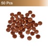 Unique Bargains Wooded Sewing DIY Craft Clothing Sewing Round Buttons 50 Pcs - 3 of 4