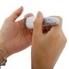 Unique Bargains Durable Faux Diamond Clear Handle Nail Brush 1 Pc - 2 of 4