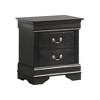 CAVINAS Nightstand with 2 Drawers, Wooden Small Bedside Table End Table with Metal Handles for Bedroom, Living Room - 2 of 4