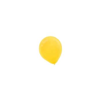 Amscan Solid Color Latex Balloons Packaged 9'' 18/Pack Yellow Sunshine 20 Per Pack (113255.09)