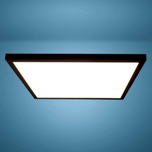 GT-Lite 2'x2' 4200 Lumens LED SMART Flat Panel Black Trim Flush Mount 5 CCT Dimmable - 1 of 3