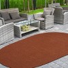 Modern Rustic Braided Pattern High-Traffic Polypropylene Casual Coastal Indoor/Outdoor Area Rug by Blue Nile Mill - 2 of 4