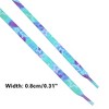 INSPIRE CHIC Tie-Dye Stars Flat Shoelaces for Sneakers Hiking Shoes 0.31'' 1 Pair - 3 of 4