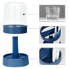 LunaLulinlk Height Adjustable Toothbrush Holder for Bathroom, Toothbrush Holder Stand with Tooth Brush Cup (Blue) - 4 of 4