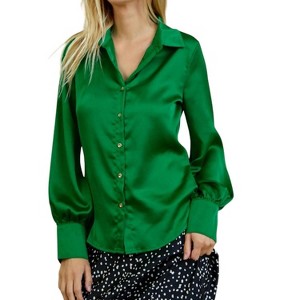 Women's Lucky You Blouse - LLOVE - 1 of 2