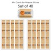 Big Dot of Happiness Nothin' but Net - Basketball - Mini Candy Bar Wrapper Stickers - Baby Shower or Birthday Party Small Favors - 40 Count - 3 of 4