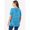 Woman Within Women's Plus Size Perfect Printed Short-Sleeve Crewneck Tee - 3 of 4