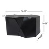 Modern MGO Versatile Coffee Table Set,2 Combinable Geometric Coffee Tables,No Assembly Required For Living Room Or Bedroom-Coolbibila - 4 of 4