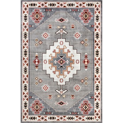 nuLOOM Lynx SplashGuard Waterproof Machine Washable Area Rug