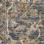 teal, mustard, black