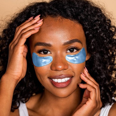 Grace & Stella Illuminating Under Eye Mask - Blue - 48 Pair: Anti-Aging, Hydrating, Contains Glycerin, Contains Amino Acid